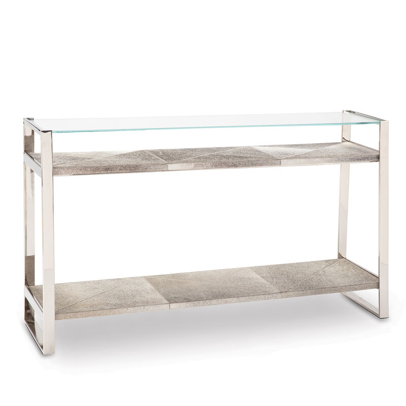 Andres Hair on Hide Console Table