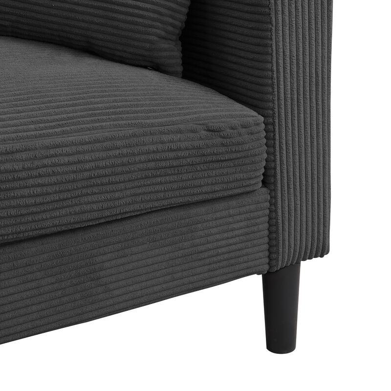 Merax Wooden Frame 2 Seats Loveseat Sofa