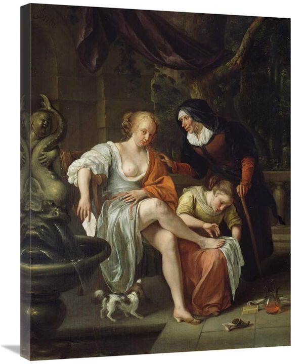Bathsheba After the Bath-Canvas Art-24x32