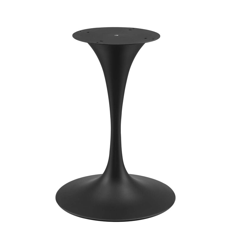 Modway - Lippa 24" Wood Square Dining Table Black Natural
