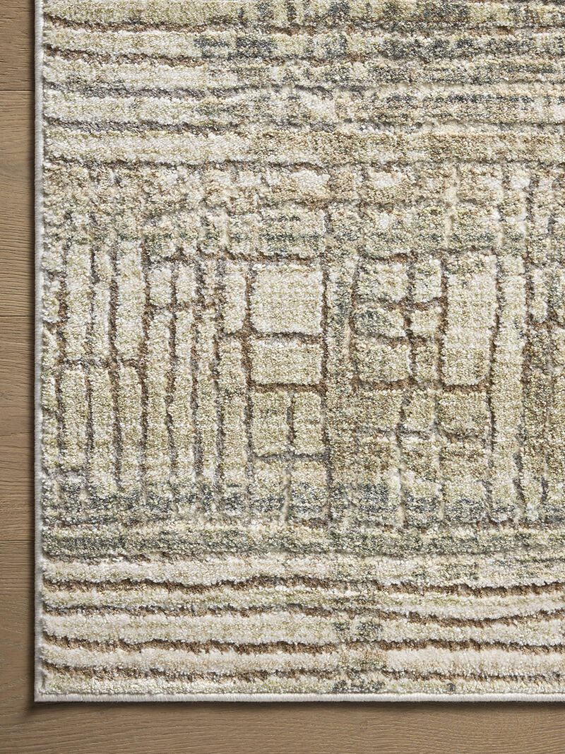Wyatt WYA-03 Lagoon / Natural 18" x 18" Sample Rug by