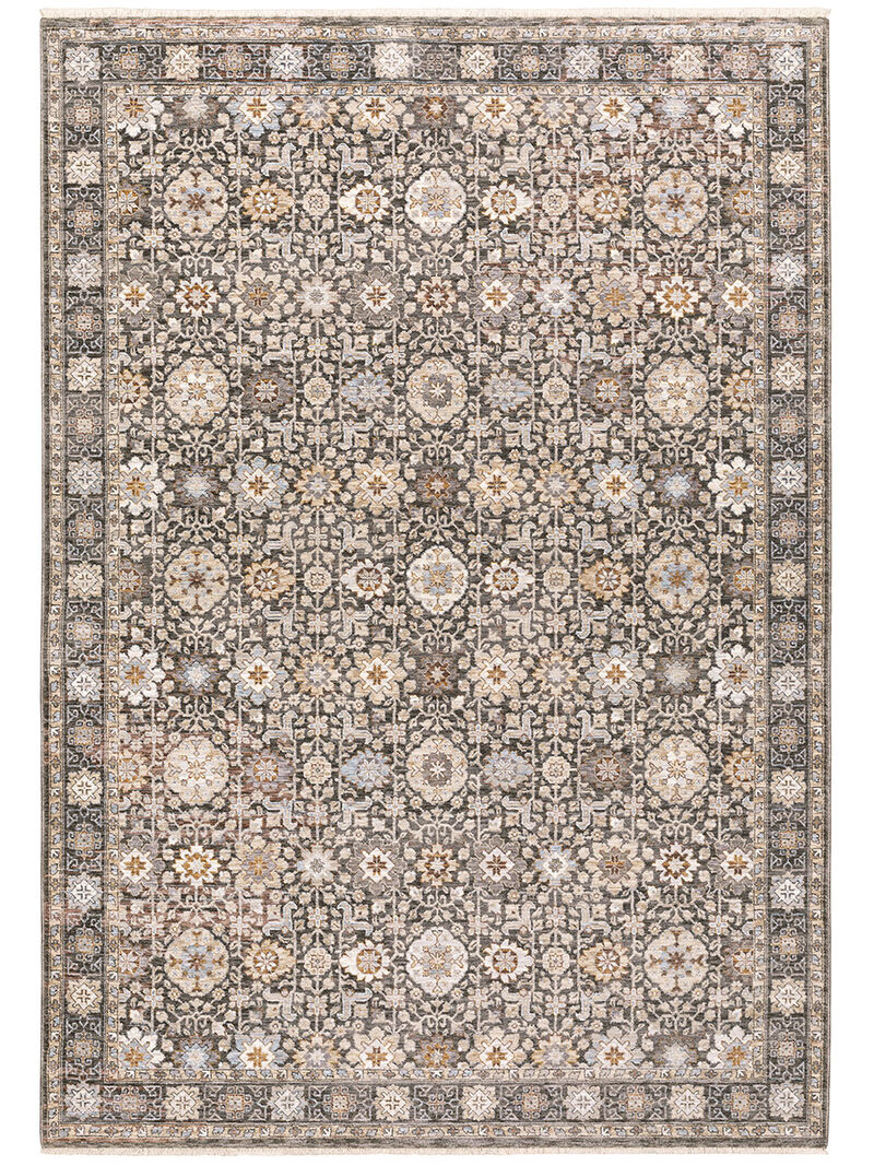 Maharaja 3'3" x 5' Charcoal Rug