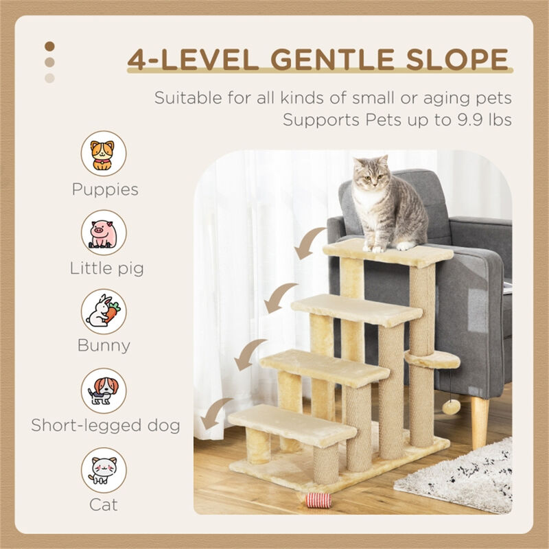 Cat Tree Multi-Level Tower with Scratching Posts, Perches, and Play Areas for Cats