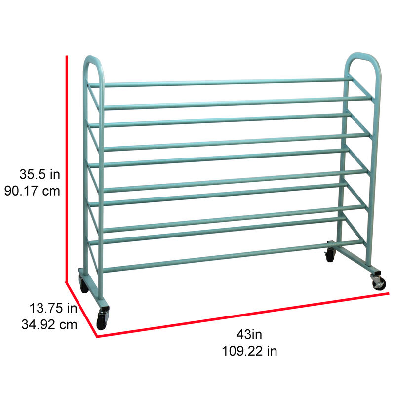 Oceanstar 5-Tier Metal Shoe Rack