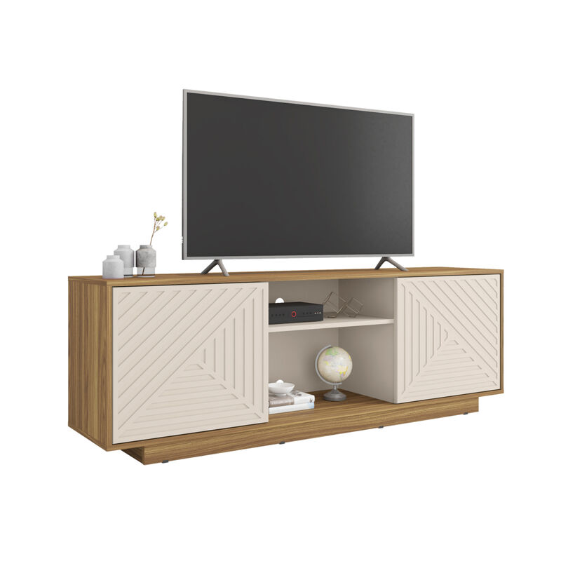 Modern TV Stand For TVs Up To 70", Oak