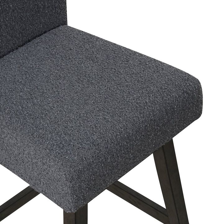 New Classic Furniture High Line 5-Pc Counter Table Set with Swivel Chairs, Gray