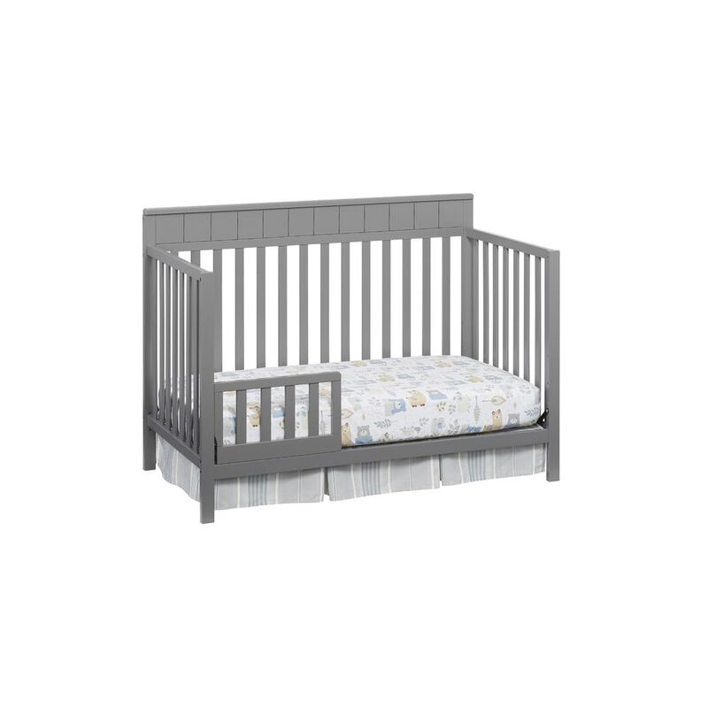 Oxford Baby Logan 4 In 1 Convertible Crib Dove Gray