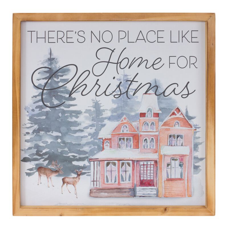 Home and Cabin Frame (Set of 2) – MDF/Wood Wall Art for Cabin, Lodge, and Rustic Mountain Home Styles