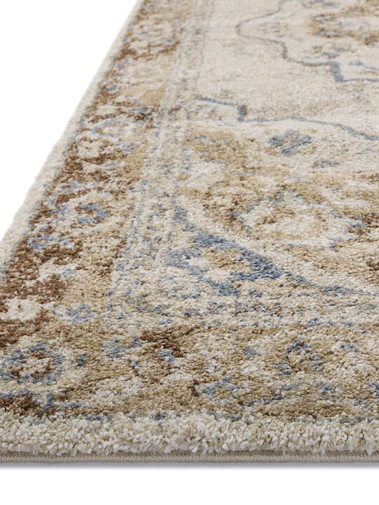 Tamryn TAM-04 Natural / Multi 18" x 18" Sample Rug by