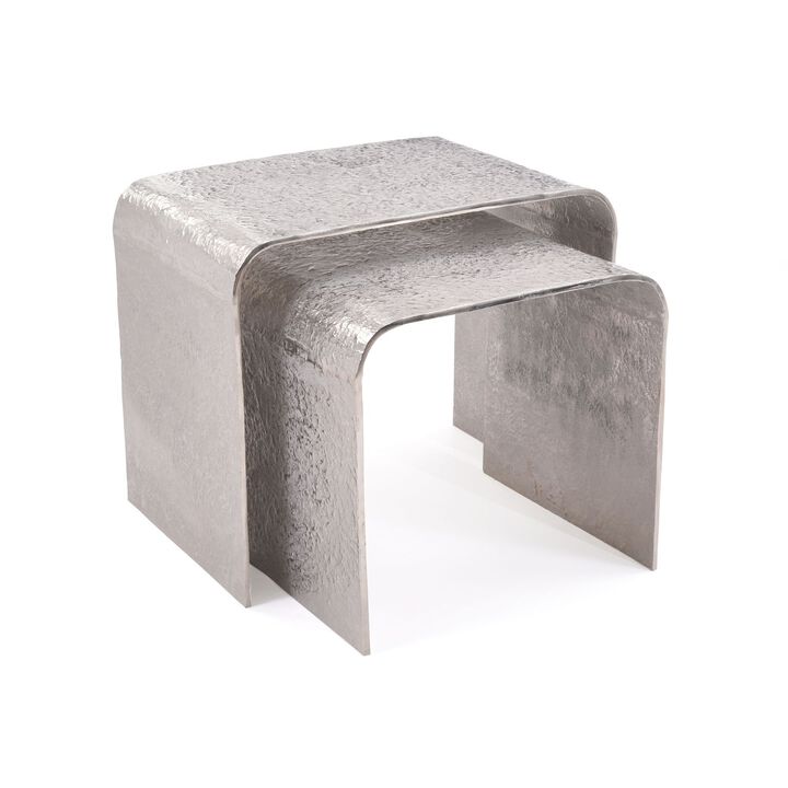 Textured Nesting Tables (Set of 2)