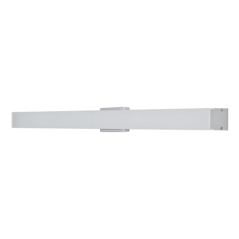 VONN Lighting Integrated AC LED ADA Compliant Bathroom Wall Lighting Fixture in Silver