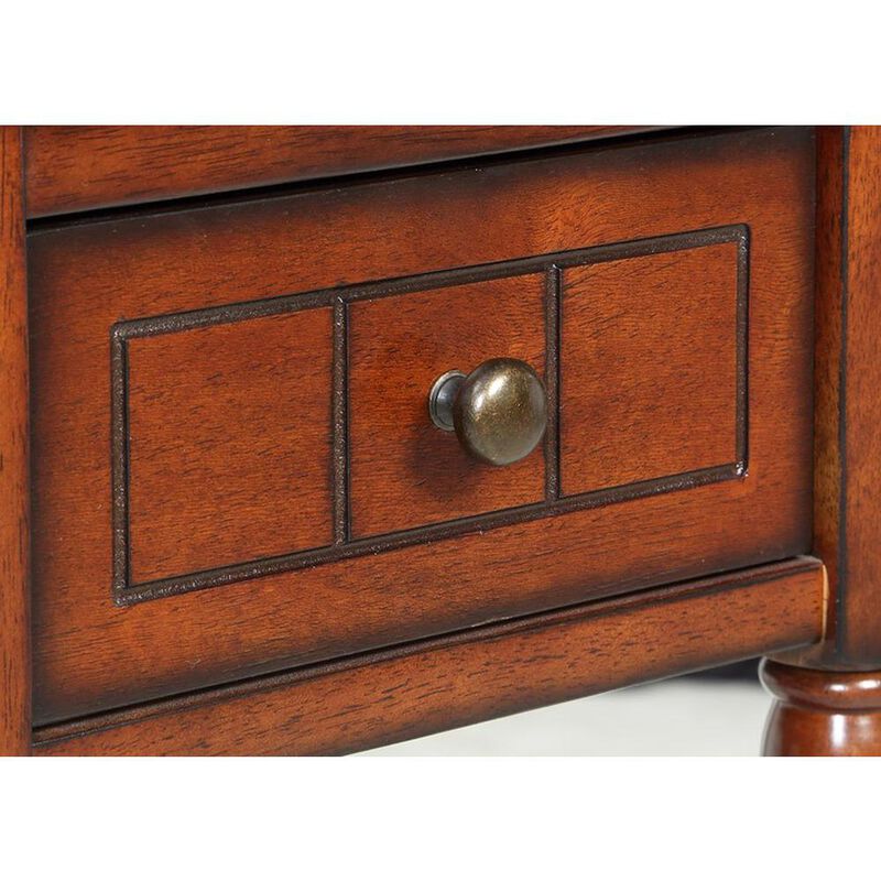 Convience Concept, Inc. French Country Khloe 1 Drawer Accent Table with Shelf Mahogany