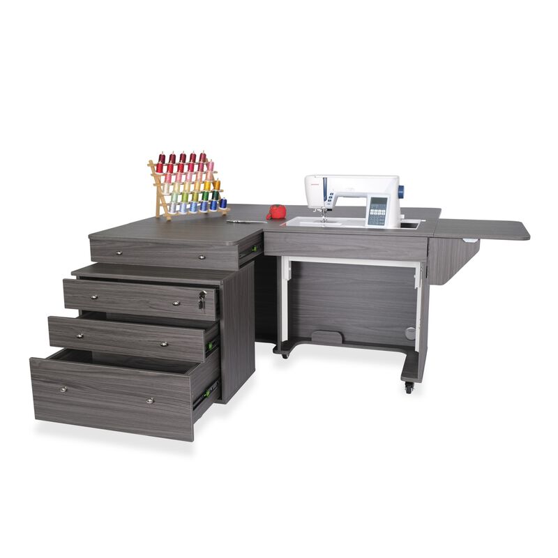Kangaroo & Joey Sewing Cabinet Gray