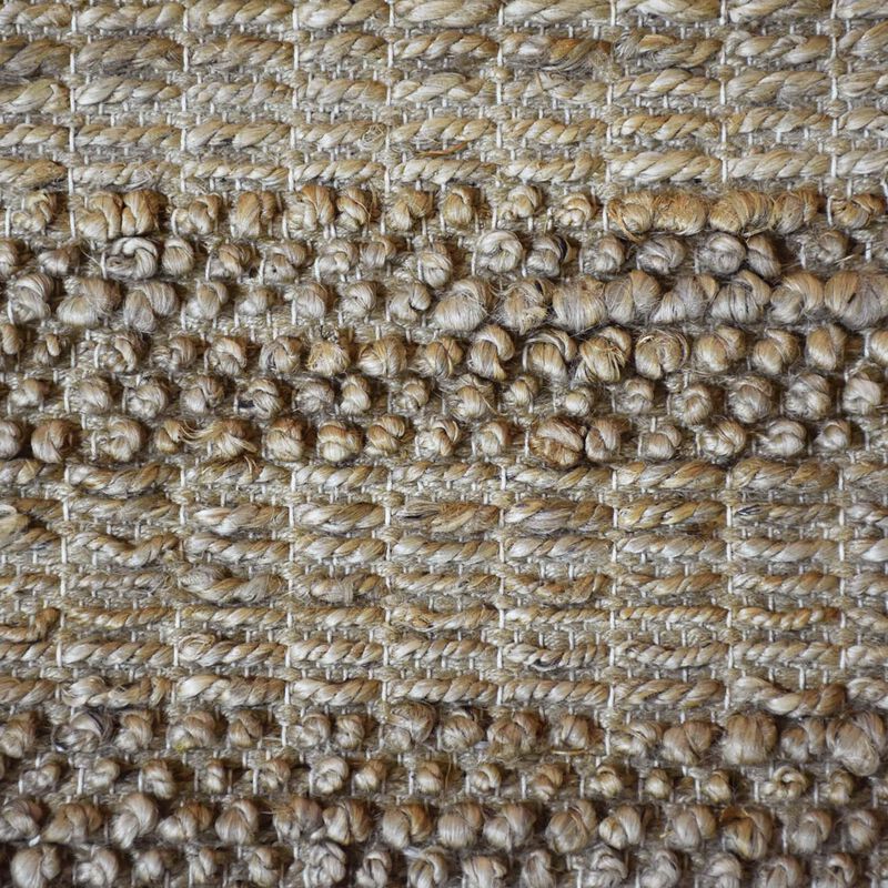 HAND WOVEN JUTE ECO-FRIENDLY Contemporary AREA RUGS  - 8'x10', Rectangle Shape, Beige Color, Contemporary, High Pile, Natural Fiber, Outdoor Indoor Handmade Area Rugs for Living Room (J00047)