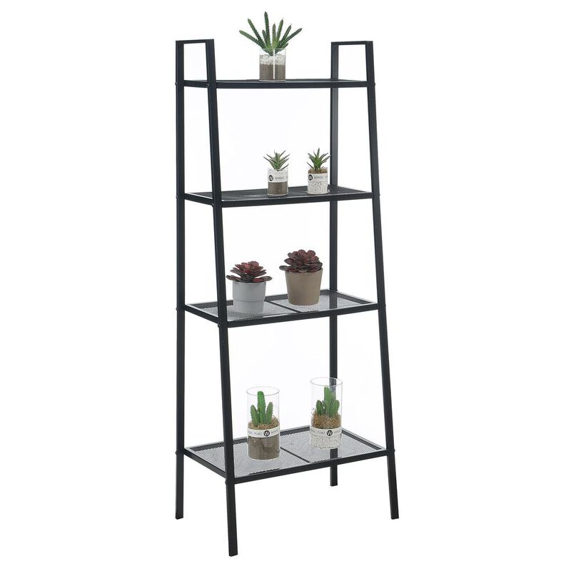 Convenience Concepts Designs2Go 4 Tier Metal Plant Stand Black