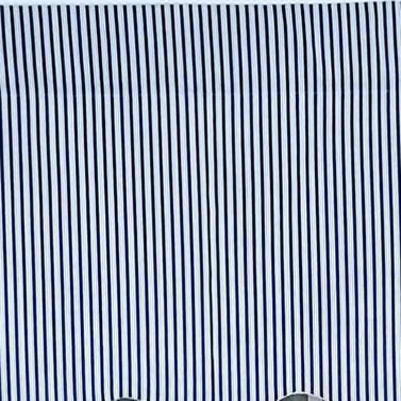 RLF Home Luxurious Modern Design Classic MG-Ticking Stripe Regal Style Window Valance 50" x 17" Black