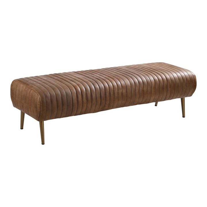 Moe's Home Collection Endora Bench Cappucino