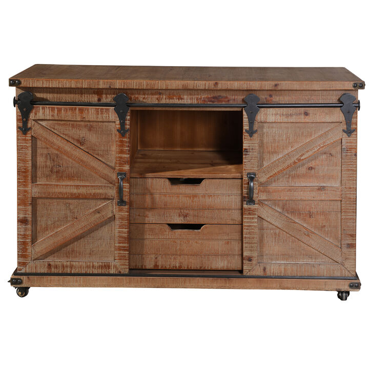 Barnwood Storage Cabinet