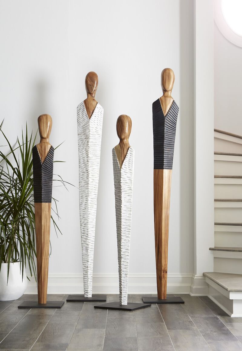 Vested Female Large Sculpture