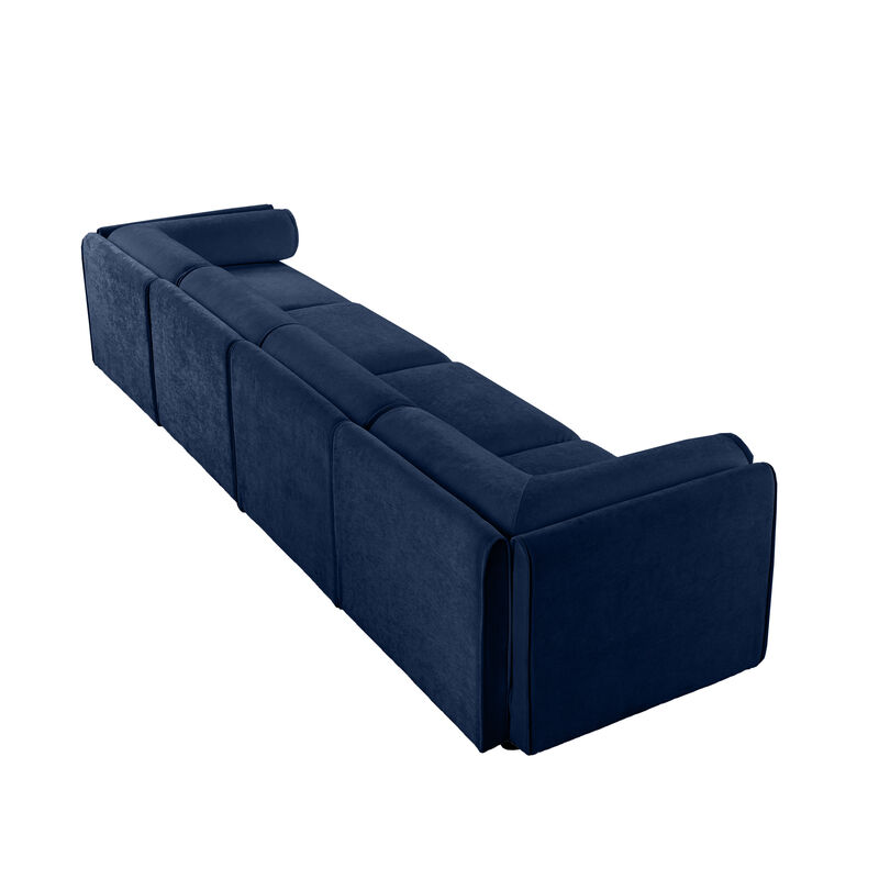 Merax 4 Seats Sofa with Storage for Living Room