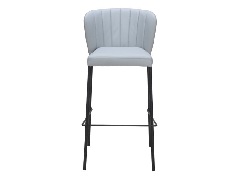 Linz Barstool (Set of 2) Gray