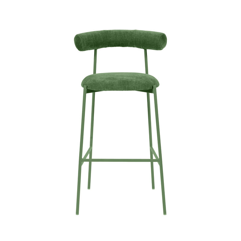 Liliana Mauve Velvet Bar Stool