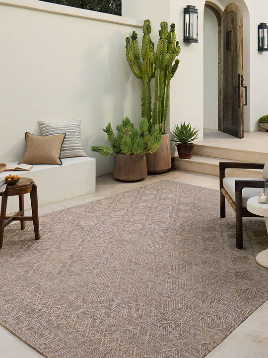 Topanga Natural/Mist 2'3" x 3'9" Area Rug by Amber Lewis x Loloi