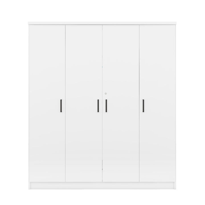 Merax 4-Door Wardrobe with 1 Drawer