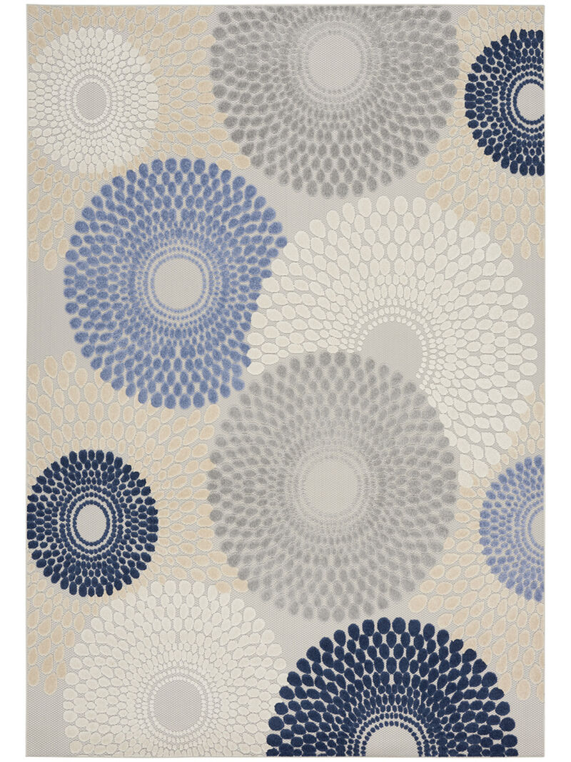Aloha ALH29 Blue/Gray 6' x 9' Rug