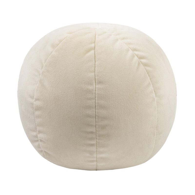 Boba Cream Vegan Shearling 14" Pillow