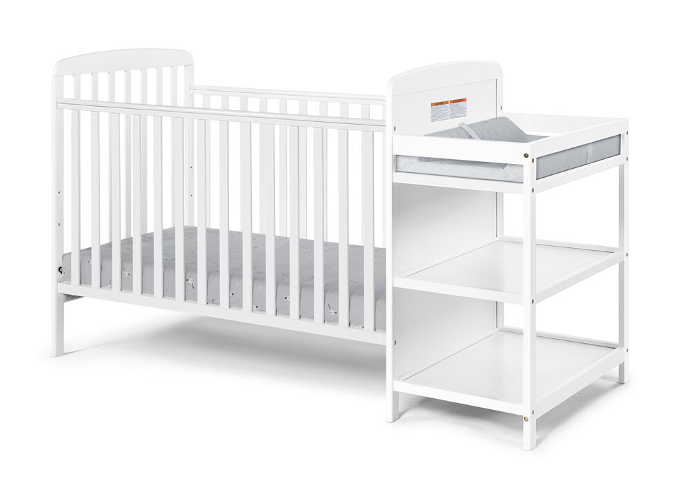 Suite Bebe Ramsey 3-in-1 Crib and Changer Combo White
