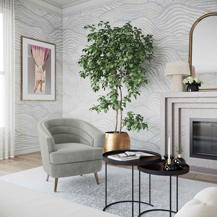 Jules Velvet Accent Chair by Inspire Me Home Decor