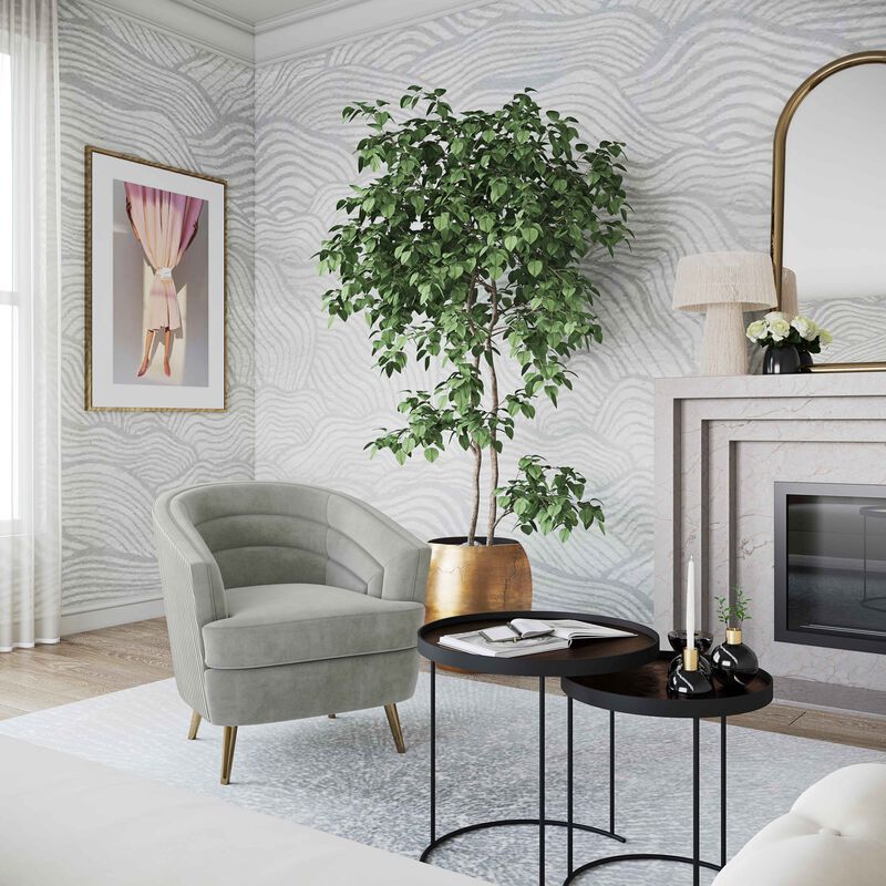 Jules Velvet Accent Chair by Inspire Me Home Decor