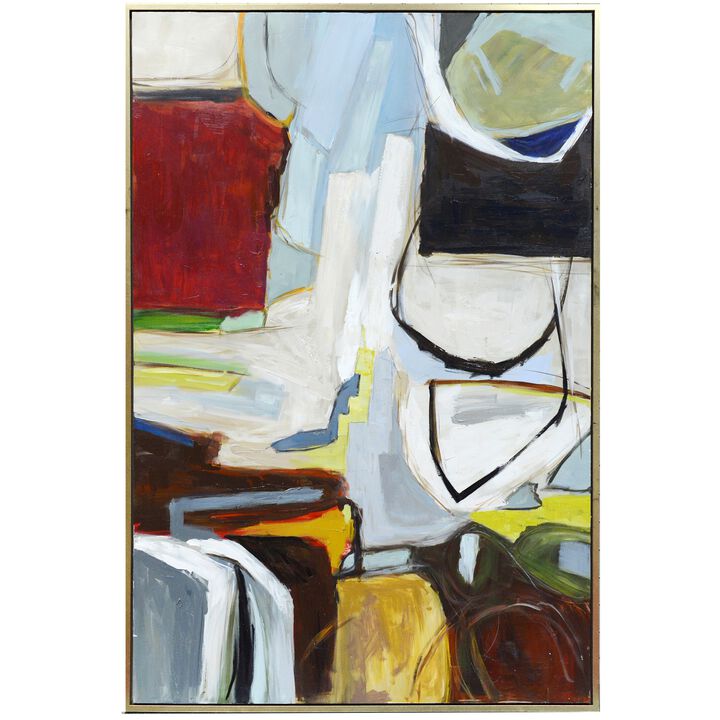 Ares Framed Canvas Art - Small