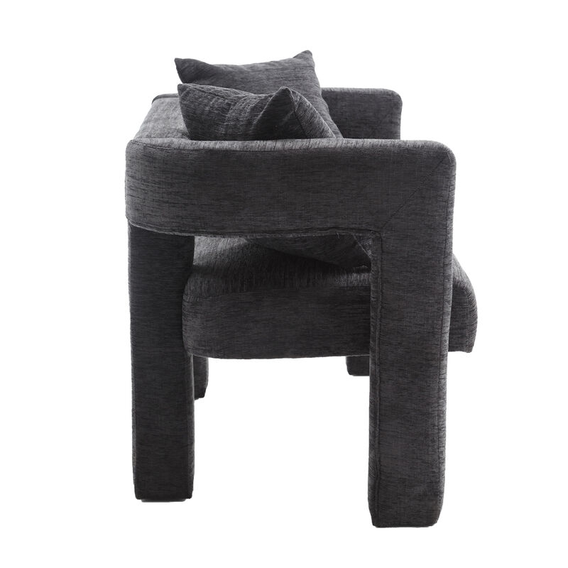 Merax Modern Chenille Loveseat Sofa