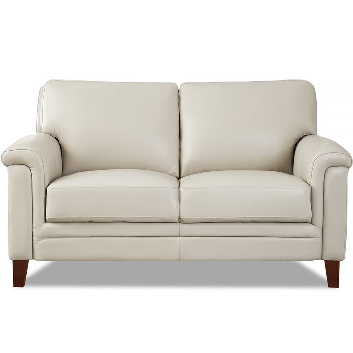 Westcott Top Grain Leather Loveseat