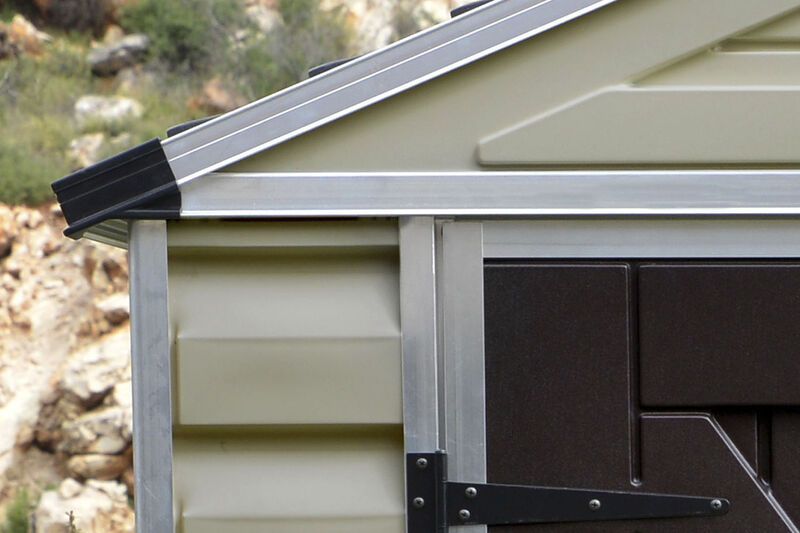 Palram - Canopia SkyLight 6' x 5' Shed - Tan