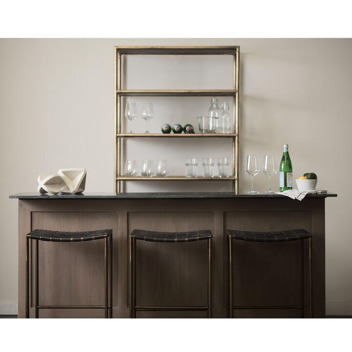 Clarissa Black Counter Stool