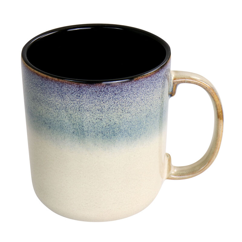 Gibson Elite Rings of Saturn 16 Piece Reactive Glaze Stoneware Dinnerware Set in Grey