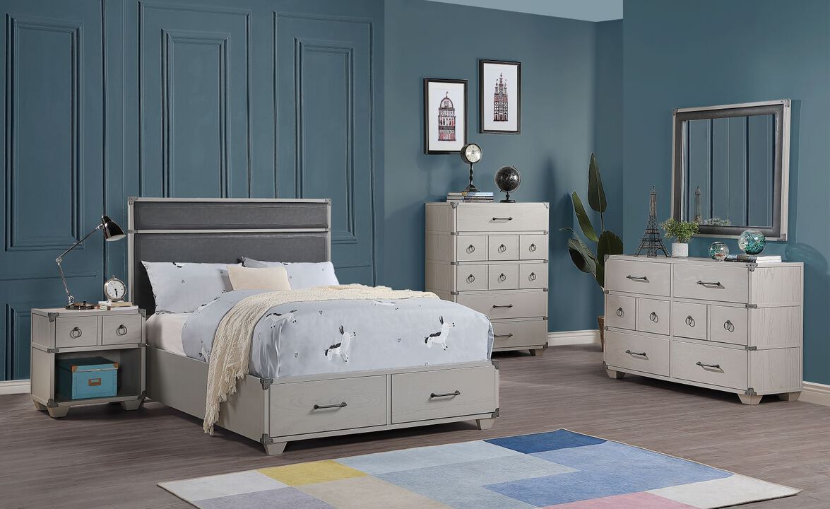 ACME Orchest Nightstand, Gray