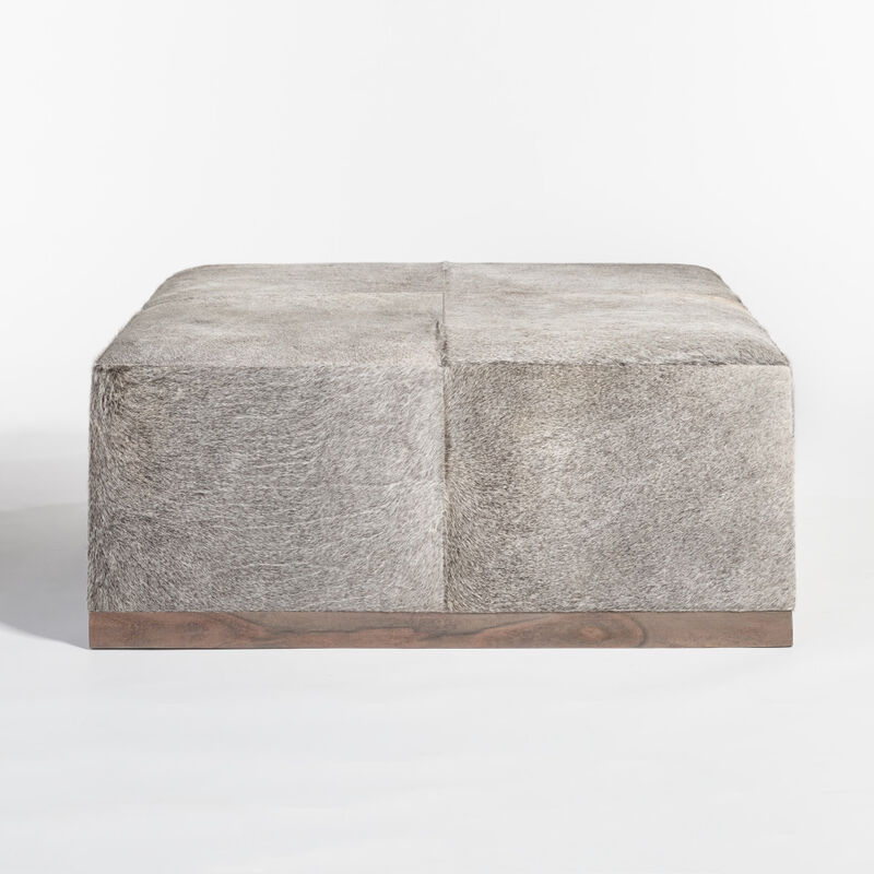 Felix Large Leather Ottoman