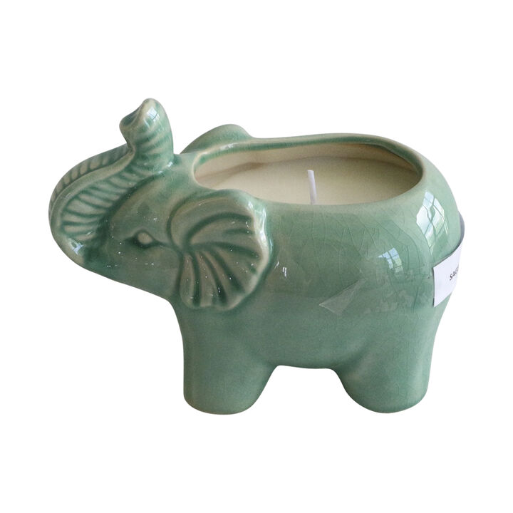 7" Elephant Citro Candle Set