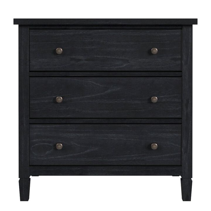 Butler Specialty Flagstaff 3-Drawer Dresser, Black