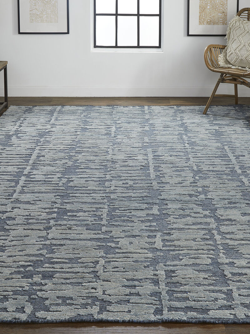 Berwyn T6005 Blue 9'6" x 13'6" Rug By Thom Filcia
