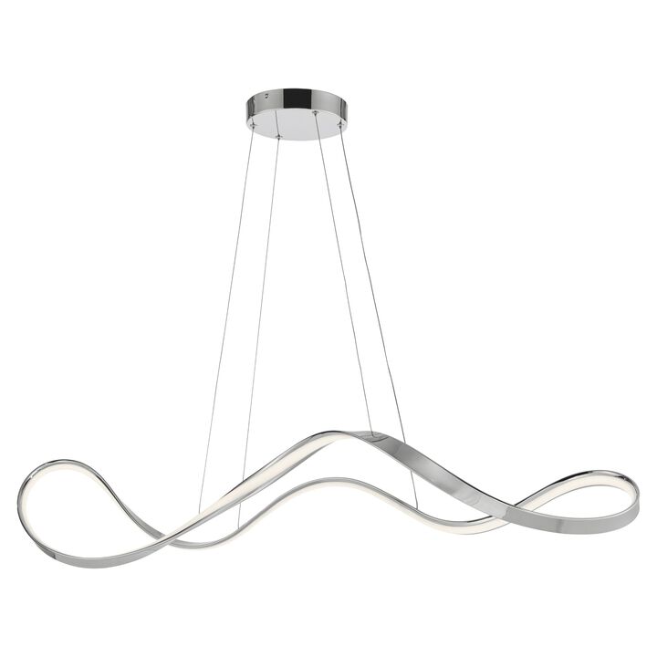 Xiamen Chandelier Chrome Metal Integrated LED Dimmable