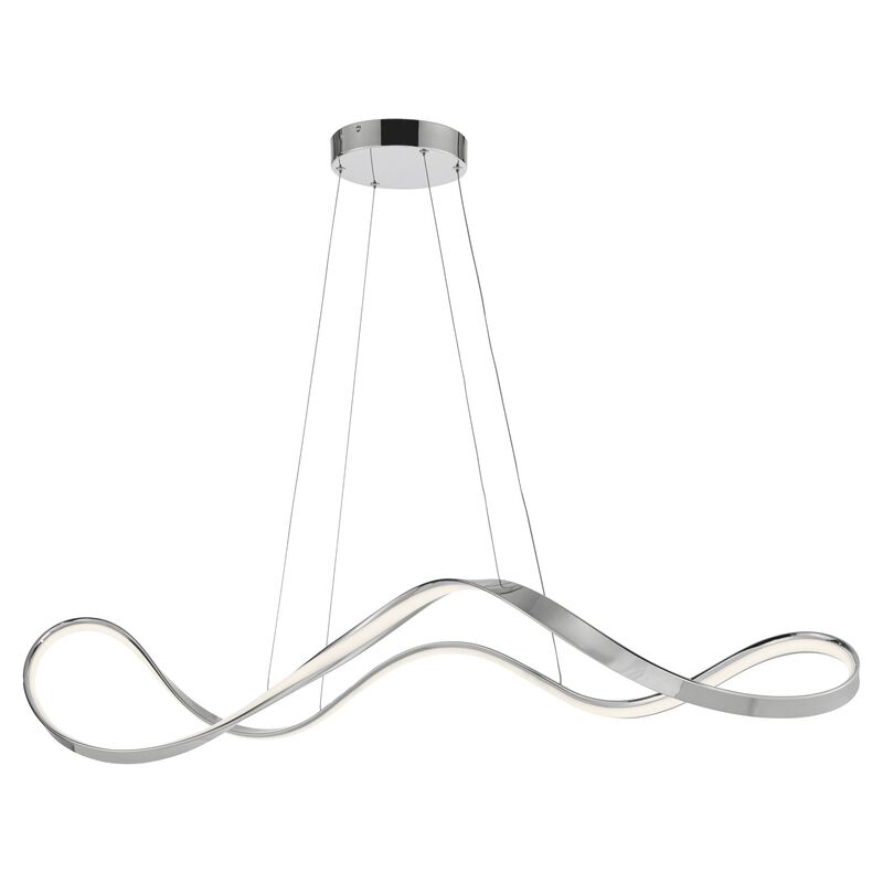 Xiamen Chandelier Chrome Metal Integrated LED Dimmable