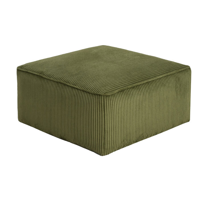 Merax Pu Leather Sofa Ottoman for Living Room