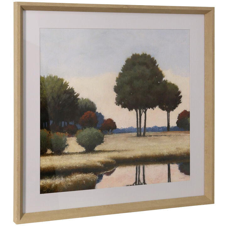 By The Waterways II Framed Print