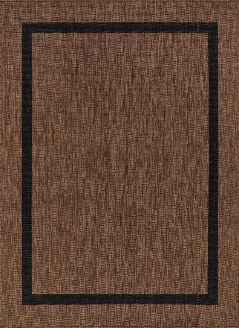 Waikiki Bordered Indoor/Outdoor Area Rug