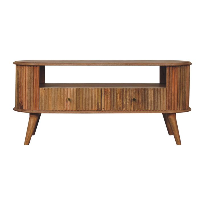 Artisan Furniture Solid Wood Soba Nordic Media Unit